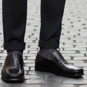 Cole Haan Black Leather slip-on loafers size 12M
